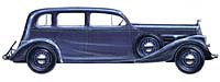 Наиболее популярная модель компании с кузовом "лимузин", выпускавшаяся в 1935-37 годах