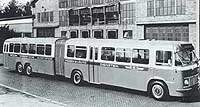 Сочлененный городской автобус DAF конца 50-х