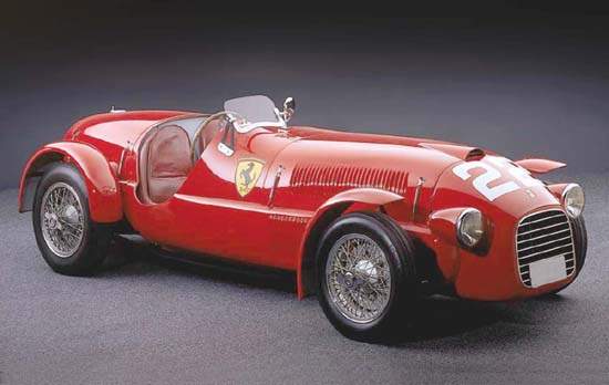 Источник вдохновения: Ferrari 166 Spider Corsa (1948 г.)
