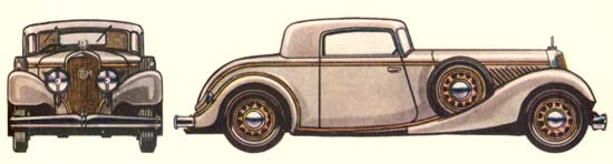 Модель "Панорамик" 1934-35 гг. по своему духу и облику была близка не к европейским, а к американским сверстникам