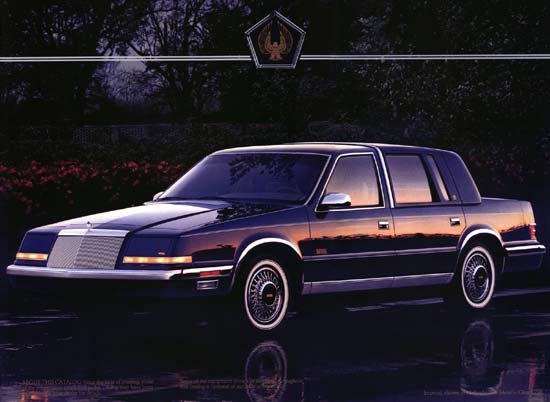 "орел маленький, но гордый" - измельчавший флагман крайслеровского флота - Chrysler Imperial (1991 г)