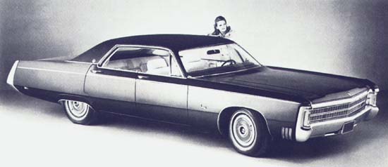 Imperial 1969 года, выдержанный в духе "фюзеляжного" мэйнстрима корпорации Chrysler