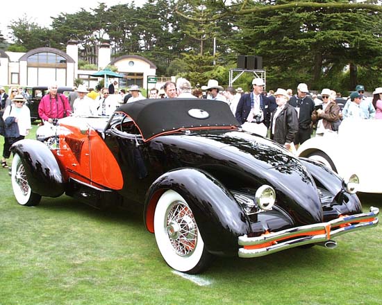 спортивный Duesenberg SJ - "спидстер" от Weymann (1931 г)